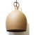 Lampa wisząca metalowa  Wabi Sabi z ozdobnym trzonem